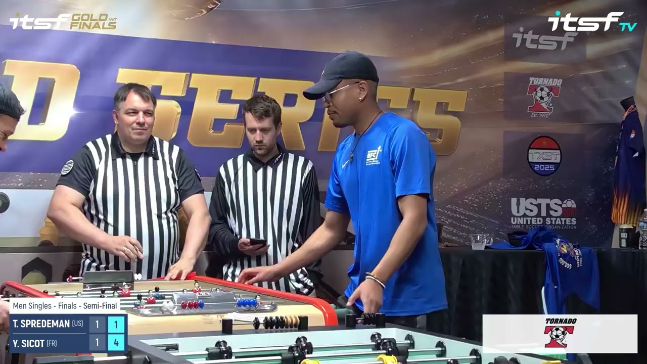 T. Spredeman vs Y. Sicot - Men Singles - Semi-Final - ITSF ITSF Gold Finals