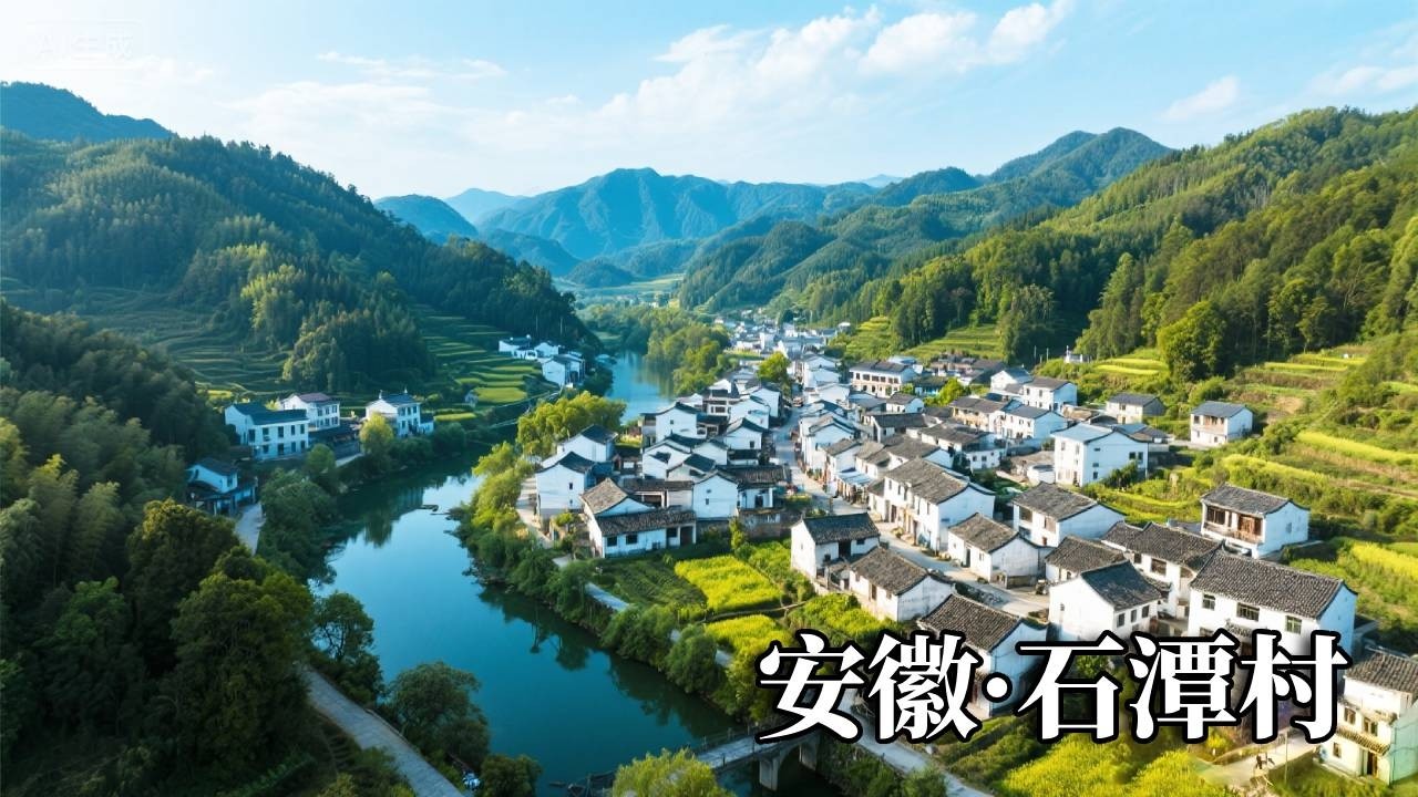 江南之旅——石潭村，这是少为人知的春季赏花之地，周边有很多漂亮村庄！【行走世界的北京老刘】
