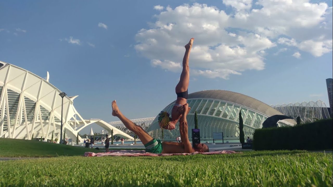 Acroyoga washing machine LVIII. Biceps stand to hand wheel 4K