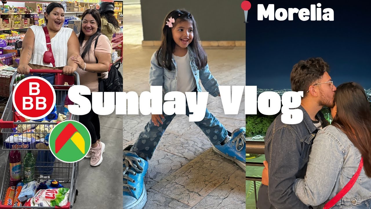 DOMINGO CON NOSOTROS🧑‍🧑‍🧒/ Despensa🫧🛒/  Fuimos A📍Morelia/ VLOG | Laura Guevara 