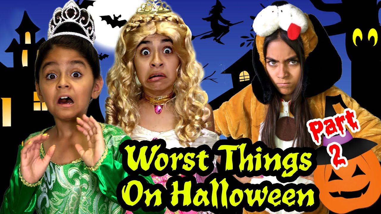 Worst Things Halloween Part 2 - Comedy Humor - Halloween Entertainment Spoof 2017 // GEM Sisters
