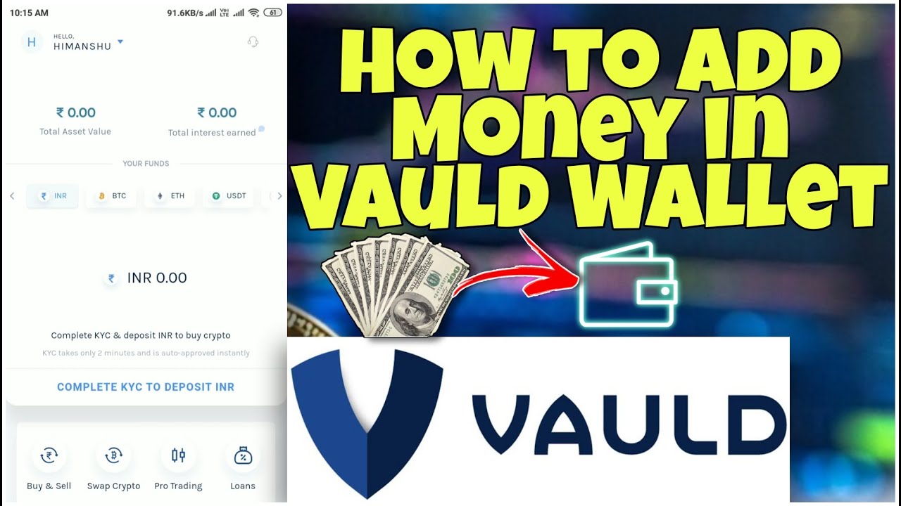 How To Deposit Money In VAULD | UPI PhonePe GPay NetBanking