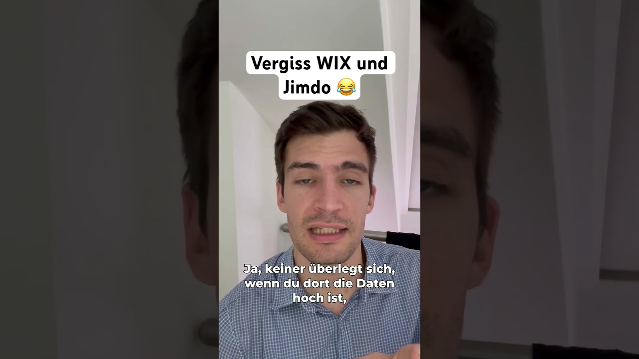 Wix und Jimdo sind gef&auml;hrlich 😱 #agenturen #wordpress #webseite