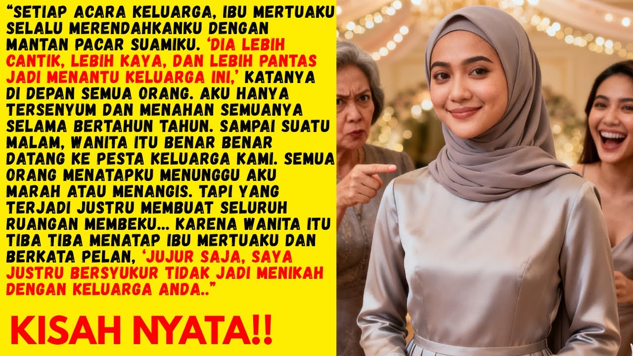 MERTUA SELALU MEMBANDINGKANKU DENGAN MANTAN PACAR SUAMIKU YANG LEBIH CANTIK DAN KAYA, KEKUDIAN…