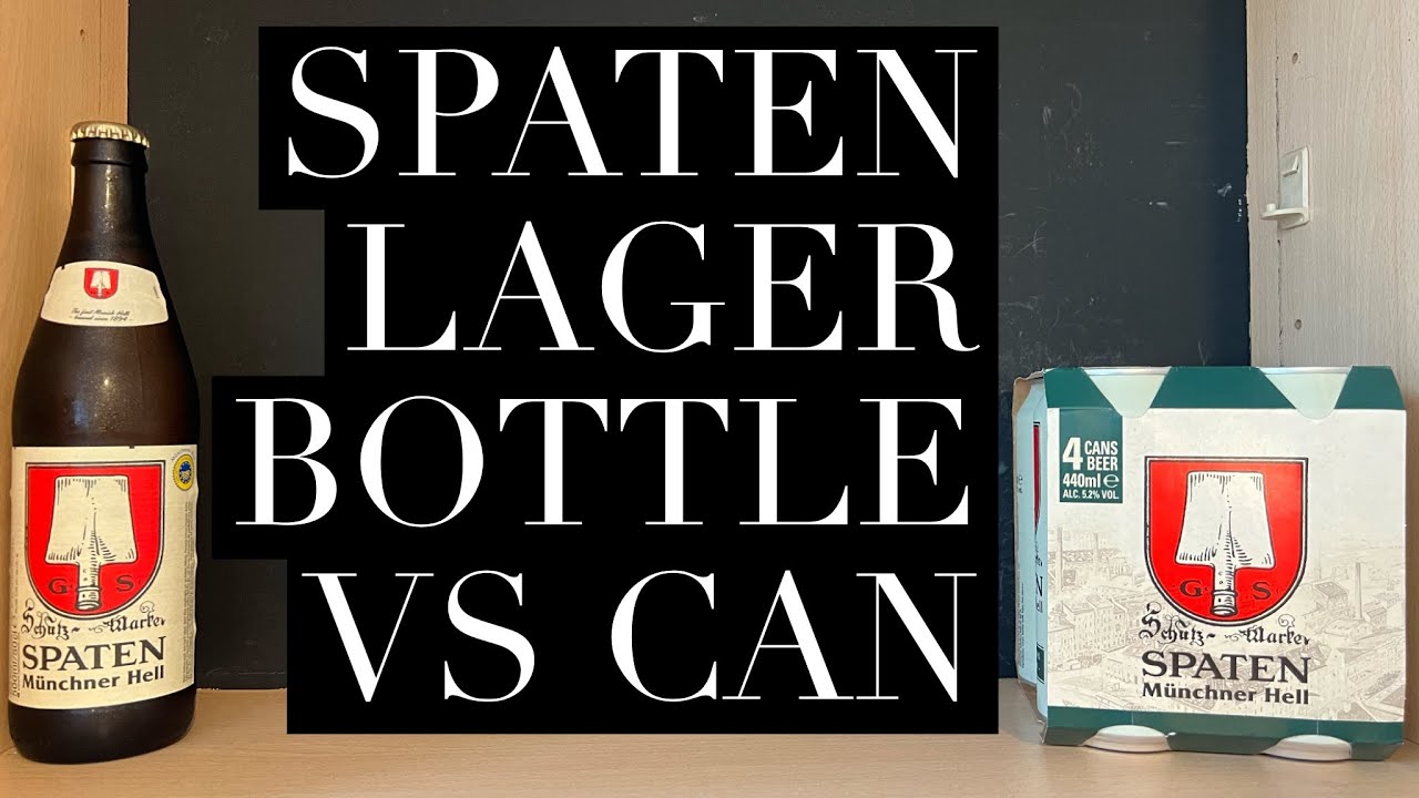 Spaten M&uuml;nchner Hell: бутылка против банки, обзор пива