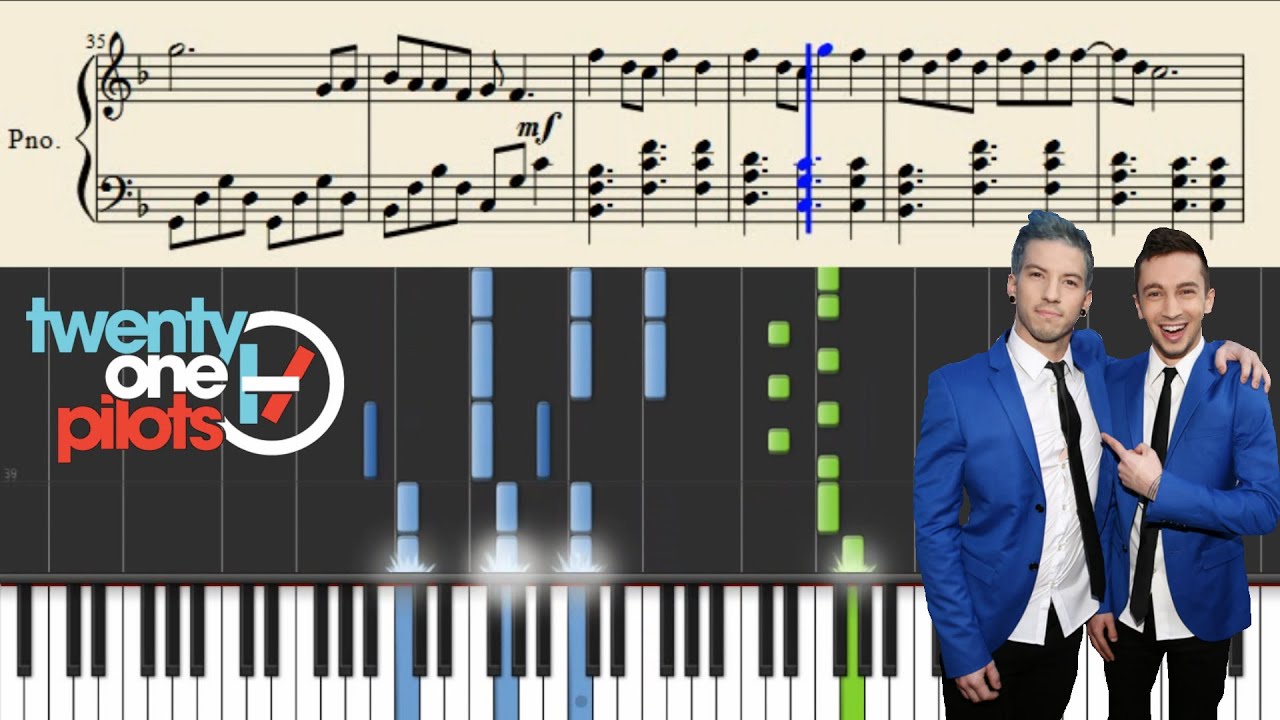 twenty one pilots: Forest - Easy Piano Tutorial + Sheets
