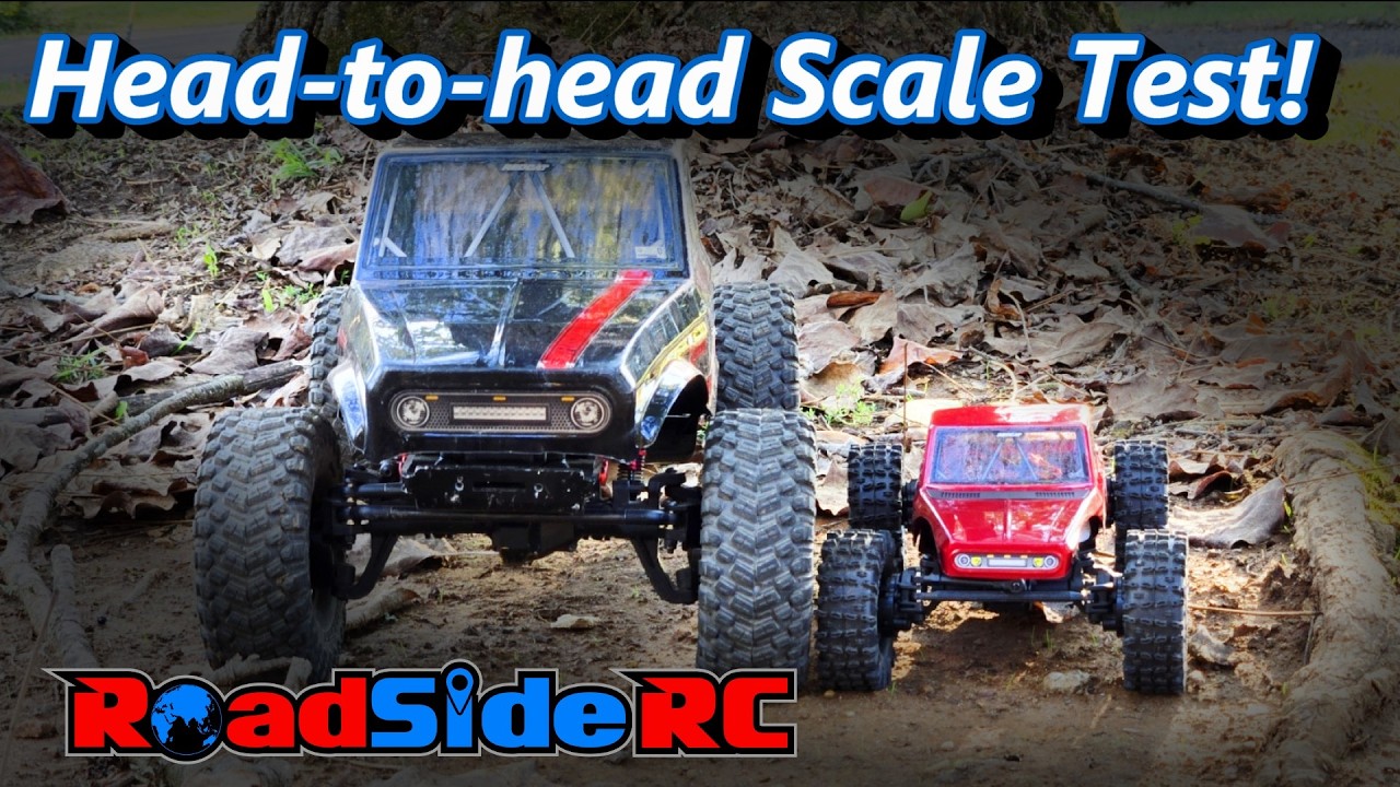 Head-to-Head RC Crawlers 1/18 vs 1/10 Real World Test!  Which is best for you?