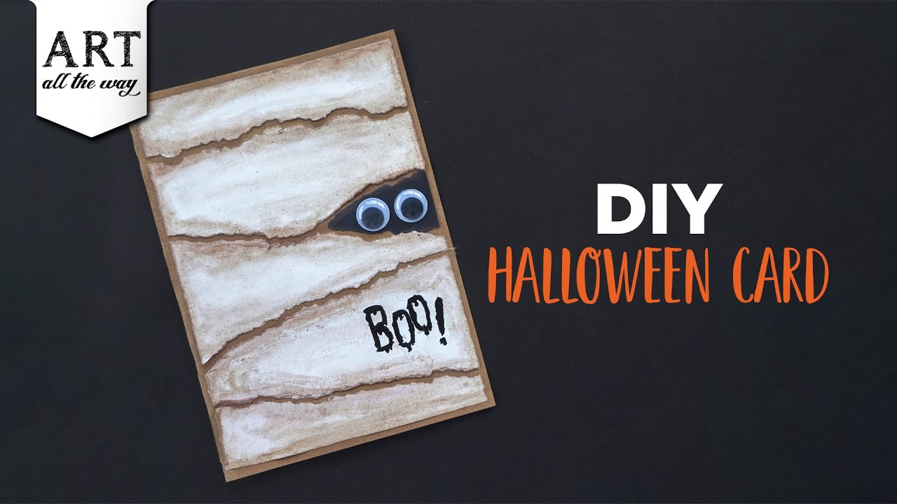 DIY Halloween Card 🎃 | Easy Handmade Halloween Craft Ideas