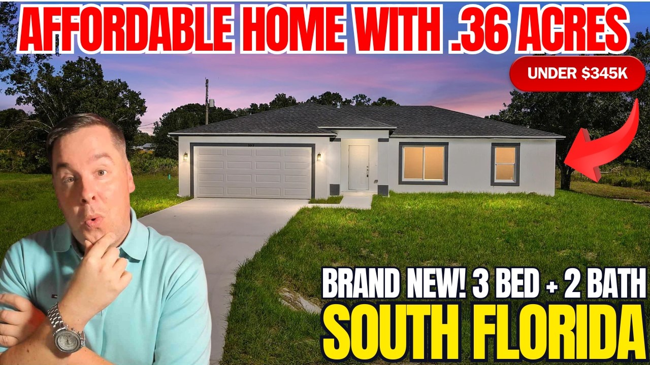 Very Affordable NEW HOMES in South Florida with ZERO HOA on .36 Acres in Okeechobee County COME SEE!