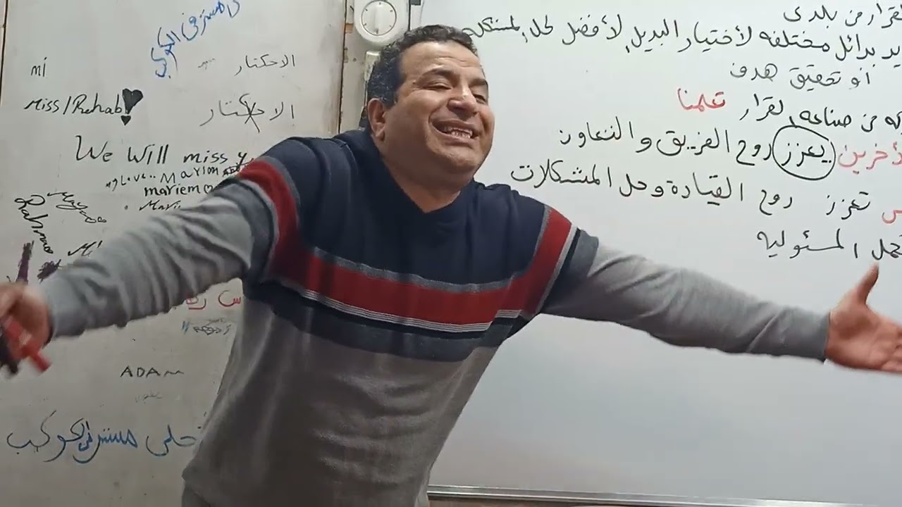 الصف الرابع الجزء الثانى من درس المشاركه فى صنع القرار