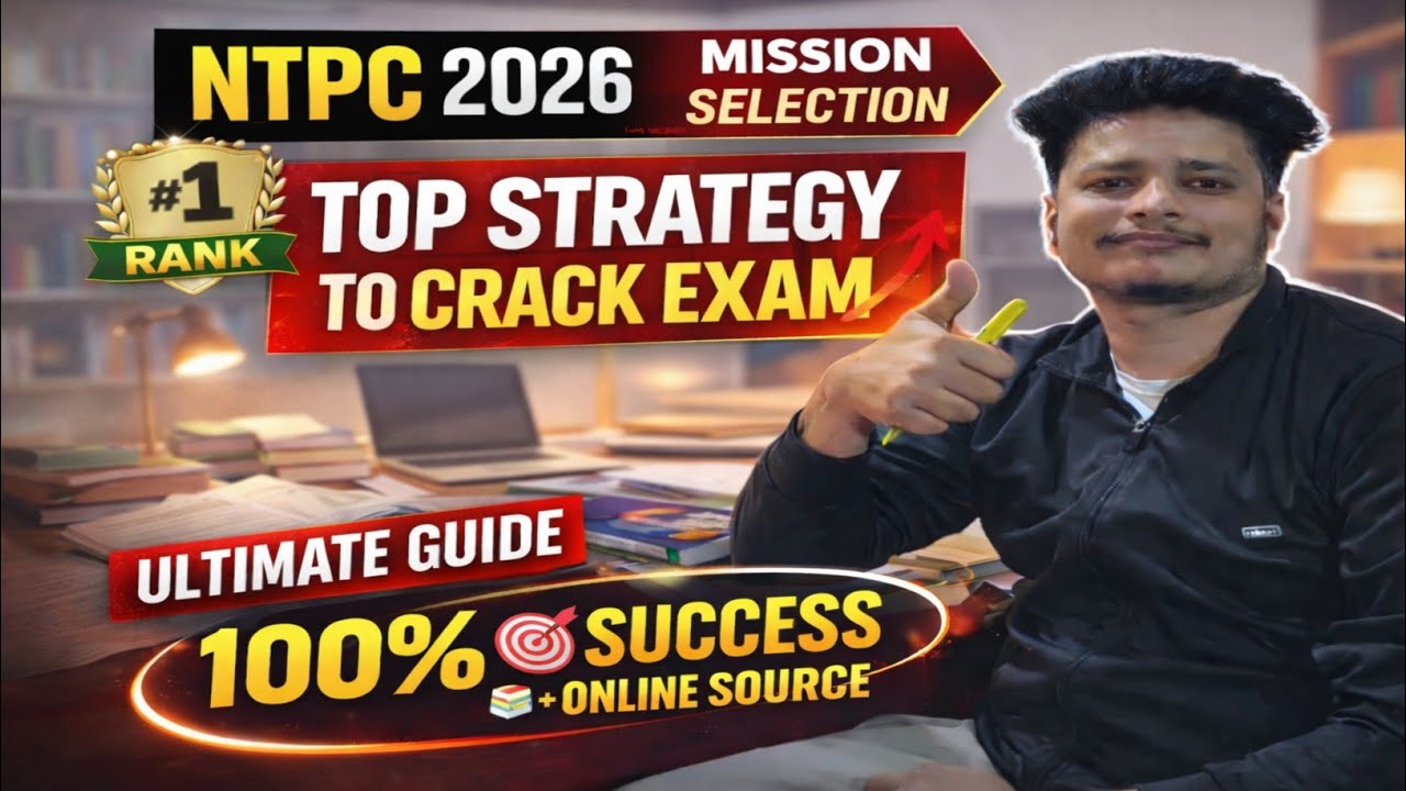 NTPC 2026 Ka Complete Roadmap 🚀 CBT 1 + CBT 2 Full Strategy | @SelectionWayApp | #ntpc #railway 