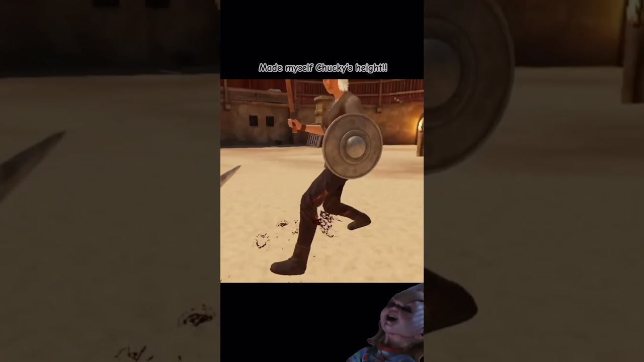 So this is what it feels like to be chucky!#gaming #chucky #bladeandsorcery