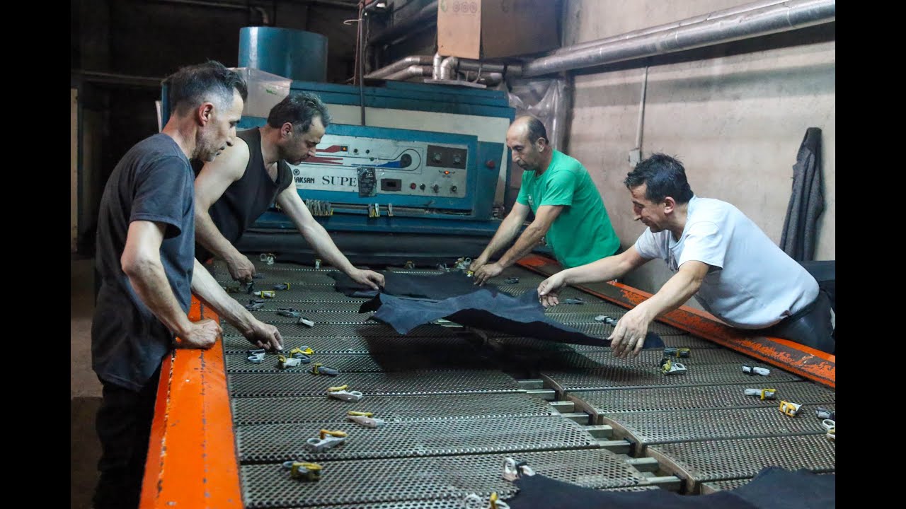 Uşak'taki deri işleme tesisleri, kurban derilerini