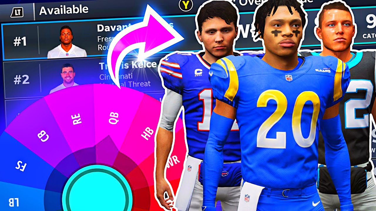 NEW Franchise Fantasy Draft SPIN THE WHEEL Challenge!!