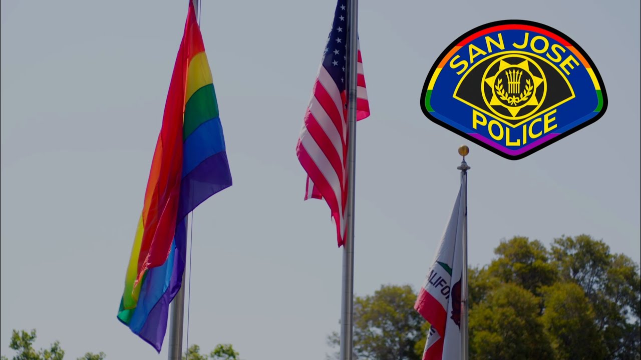 SJPD Pride Flag Raising 2025