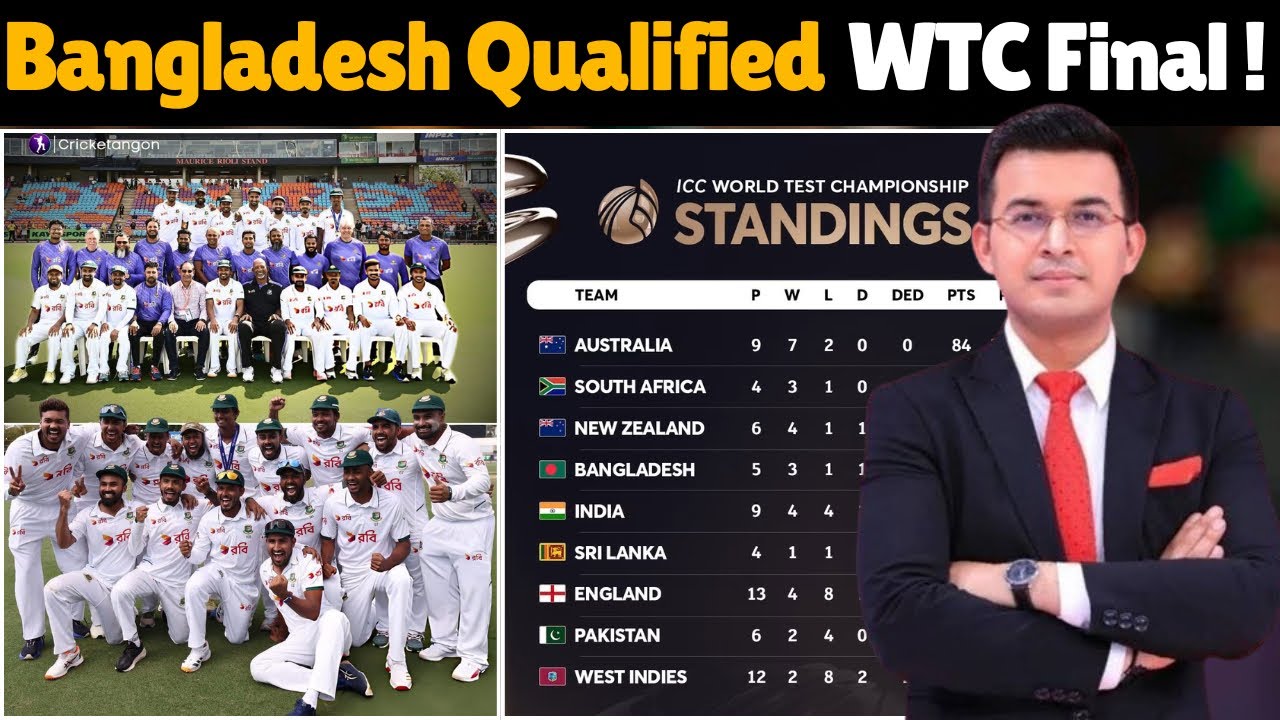 Bangladesh SHOCKS Australia! WTC 2025-27 Points Table Completely Changed 🔥 India OUT of Top 4?