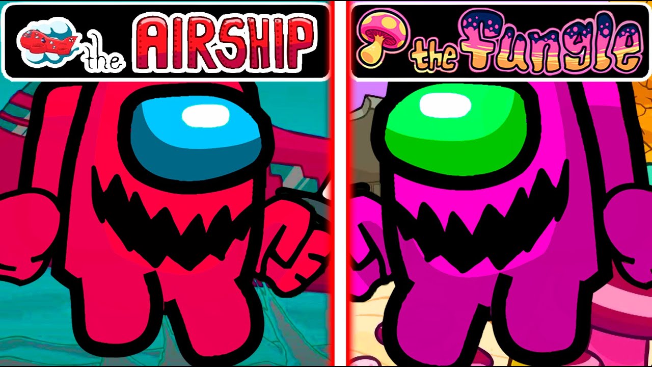 Among Us Hide N Seek (Airship Map & Fungle Map) - Hider Gameplay - Seeker Gameplay