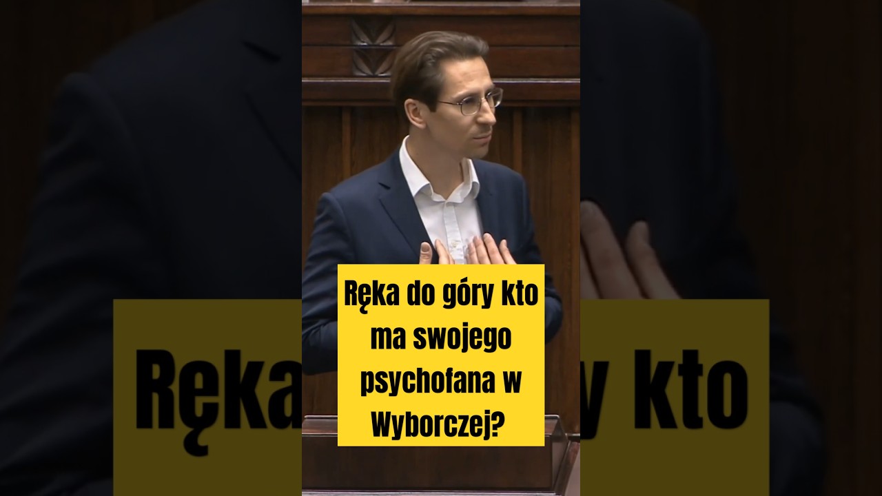 🙋Ręka do g&oacute;ry kto ma swojego psychofana w Gazecie Wyborczej? #struk #kłamstwo #sejmrp