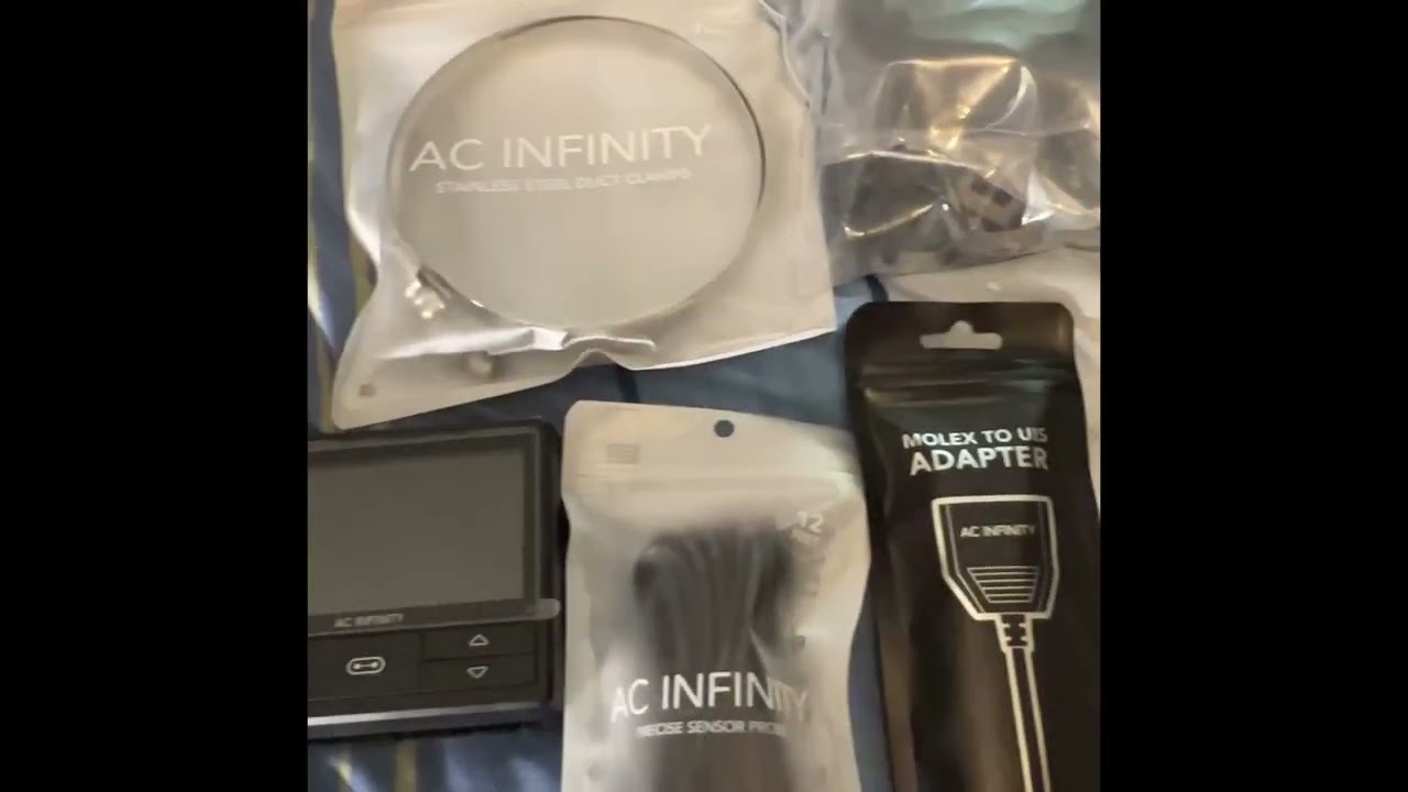 Ac Infinity in-line fan T6