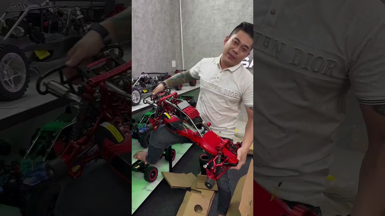 Đập thùng baja 5b 45cc đỏ cho anh trai Bình Thuận 