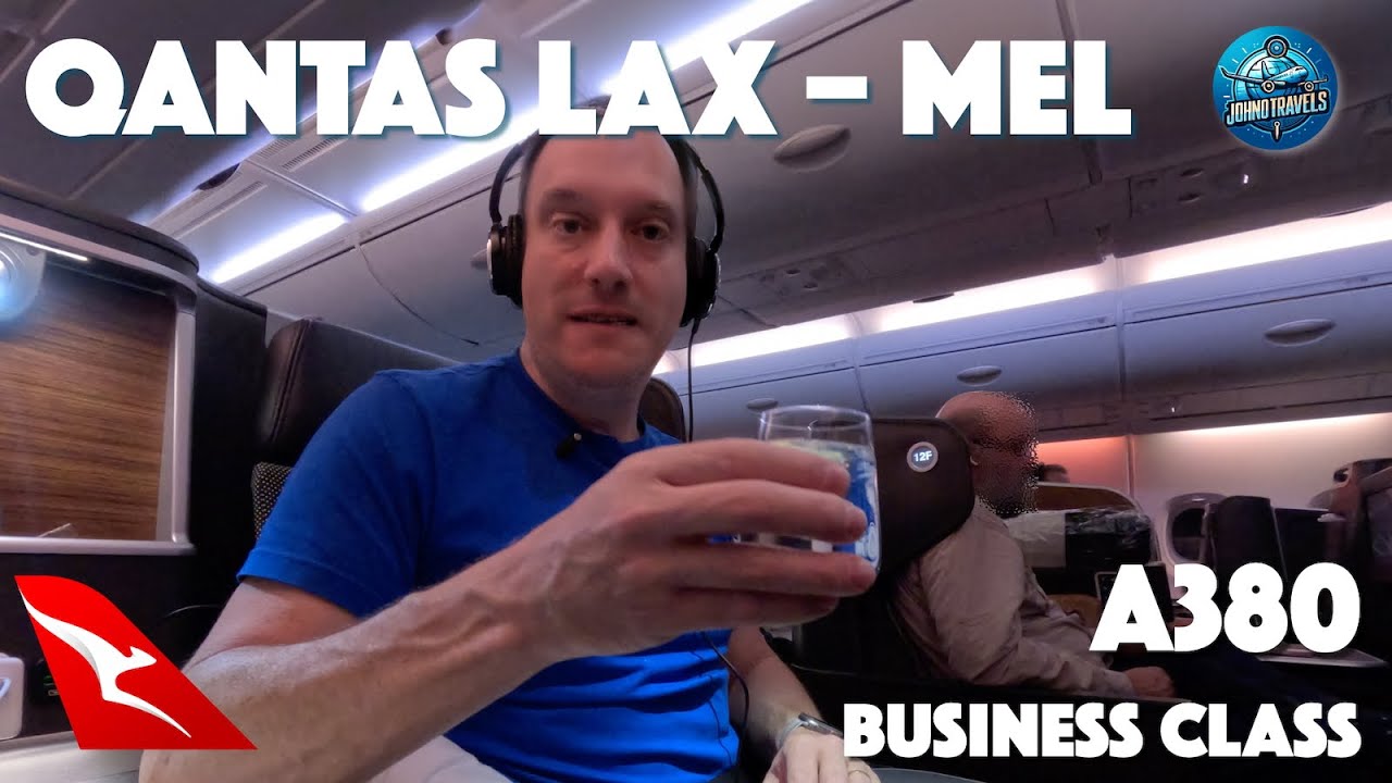 Flying Business Class with Qantas from LA to Melbourne