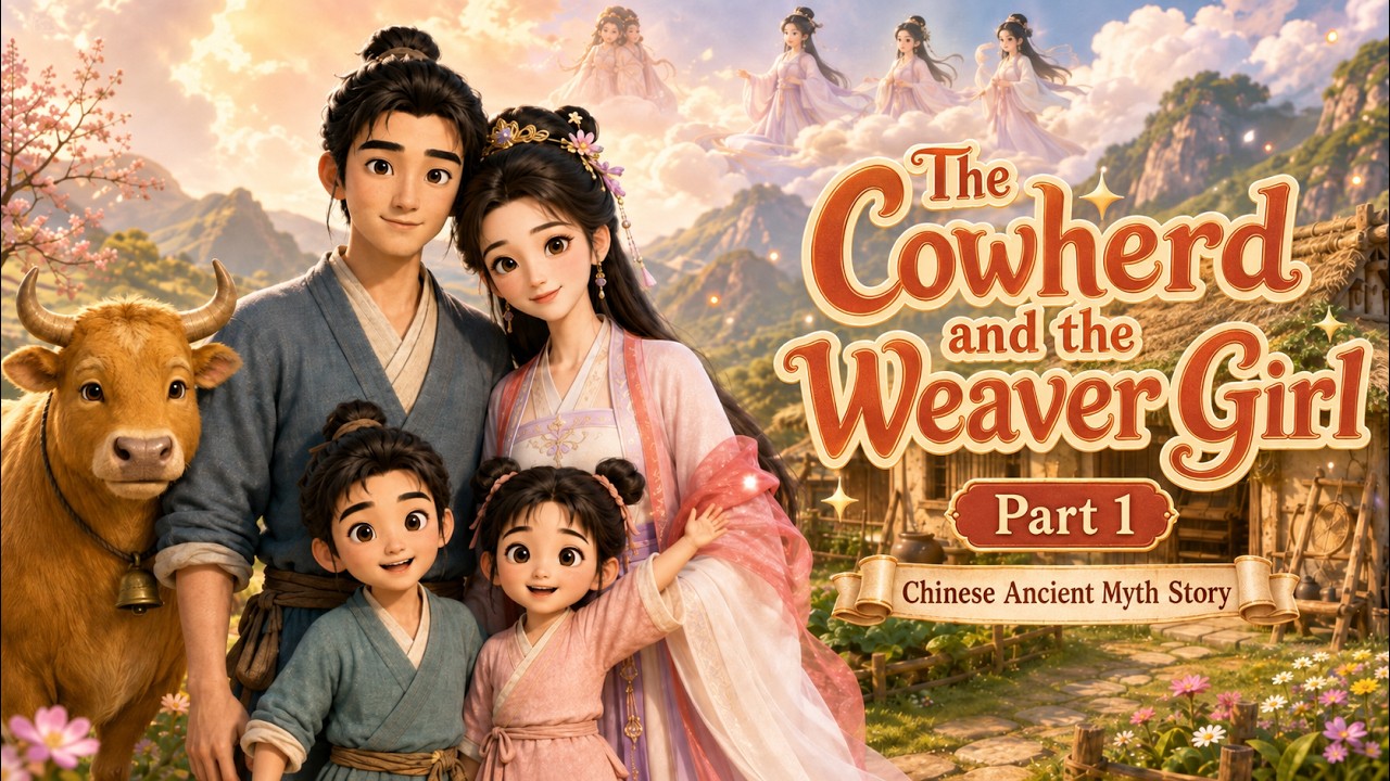 The Cowherd and the Weaver Girl &ndash; Part 1 | Chinese Myth Story for Kids