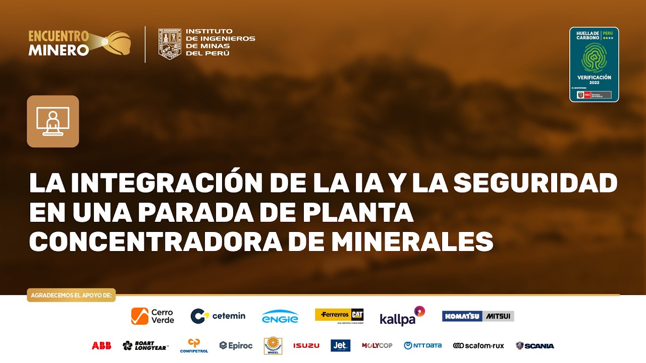 La integración de la IA y la seguridad en una parada de planta concentradora de minerales