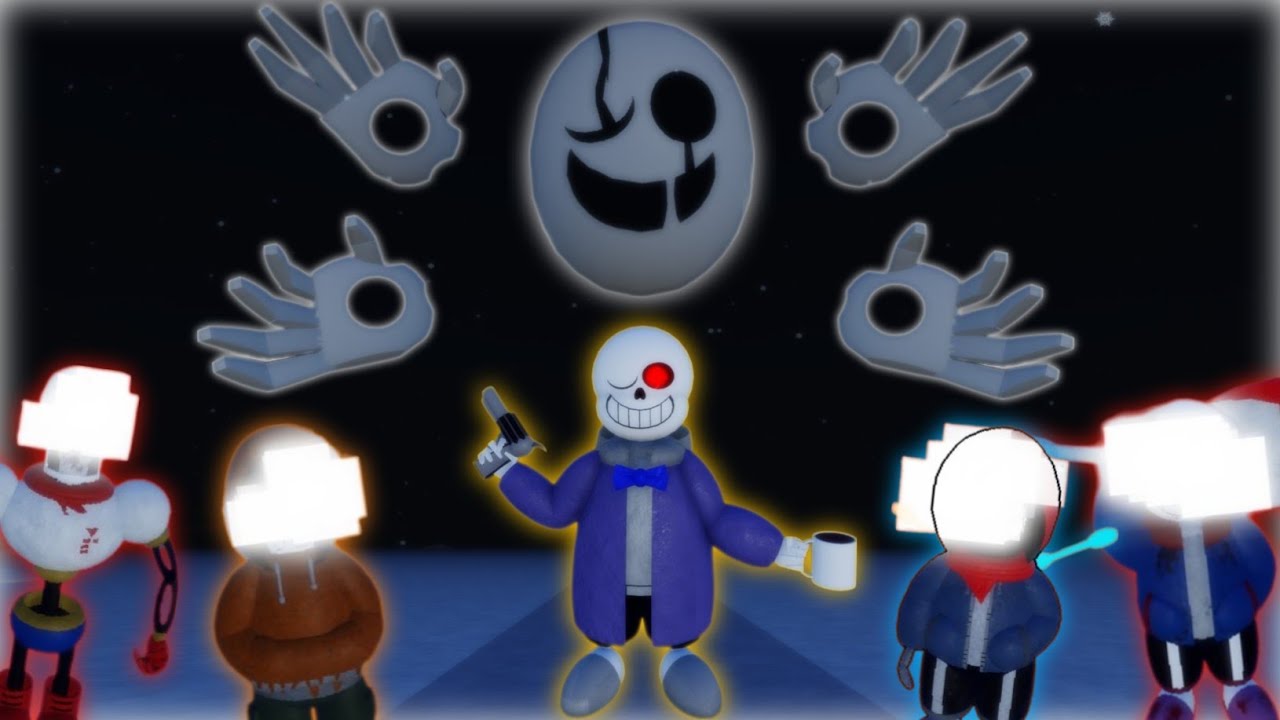 Sans Funny Boss Rush Gaster & Golden Light [Wave]