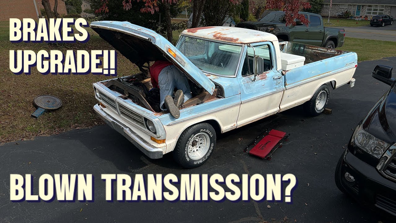 Upgrading to POWER BRAKES & Fixing my BROKEN Transmission on my 1972 Ford F100
