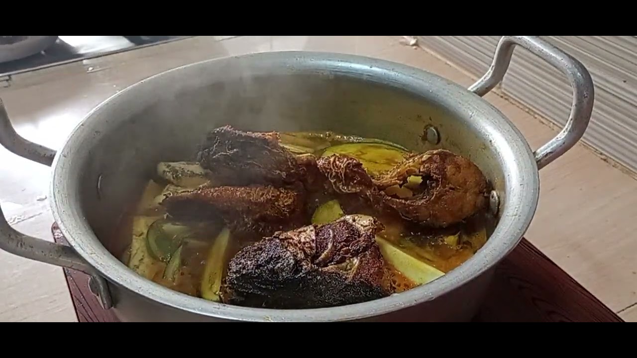 বেগুন  দিয়ে কি মাছ  বলুন  তো ? 
