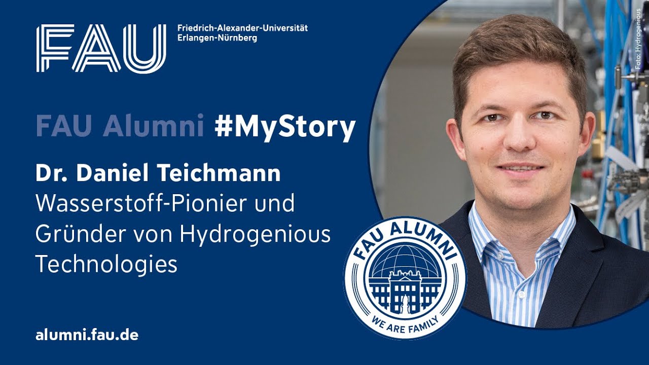 FAU Alumni #MyStory: Daniel Teichmann, Wasserstoff-Pionier und Gründer von Hydrogenious Technologies