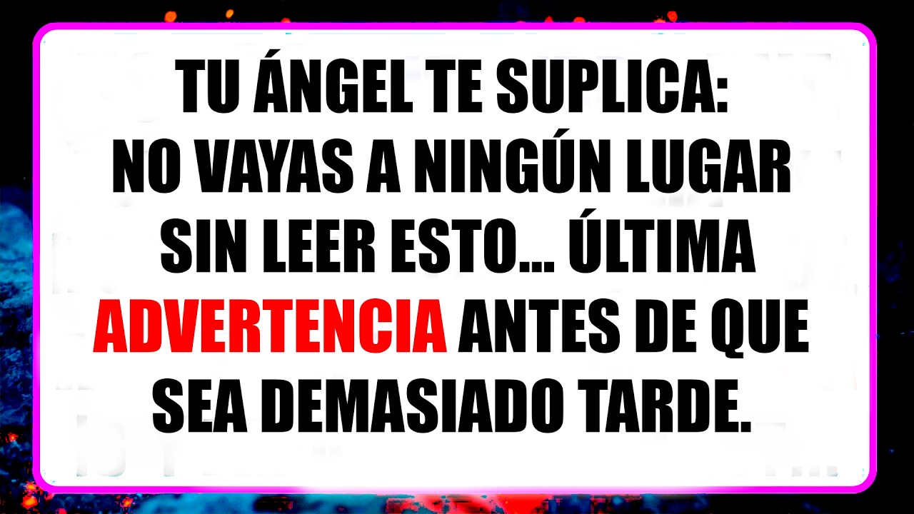 🛑 ¡DIOS REVELA: ALGUIEN ESTÁ INTENTANDO DETENERTE! ¡ESCUCHA ESTE MENSAJE URGENTE AHORA! 👼