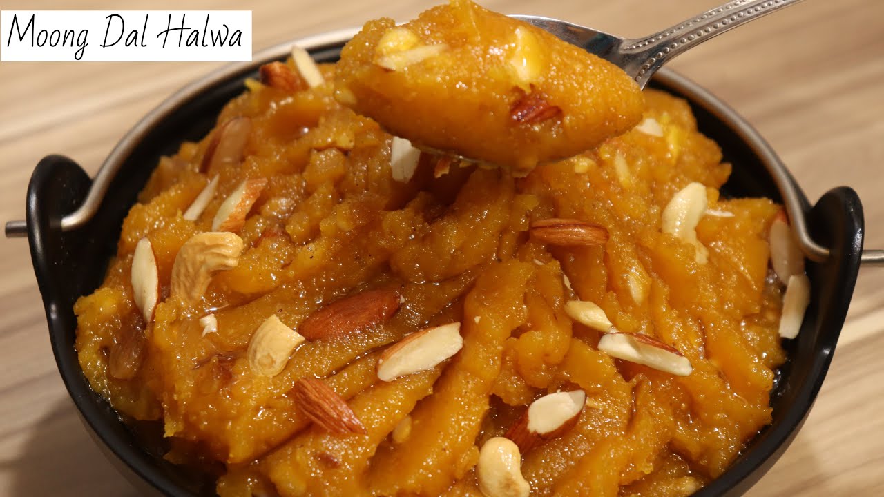Tehwaro ke Season mai Bina Kisi Jhanjhat ke Banaiye Halwai Style Danedar Moong Dal Halwa