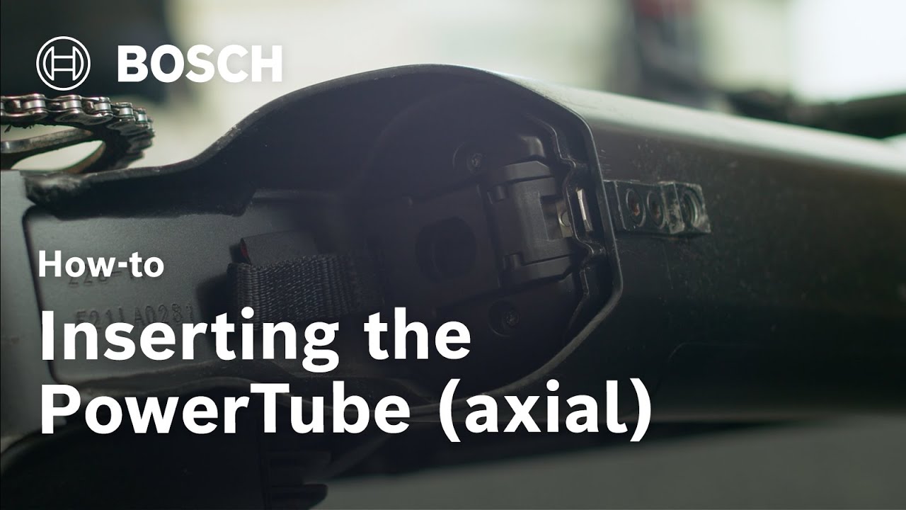 How-to | How to insert a PowerTube (axial) | Bosch eBike Systems