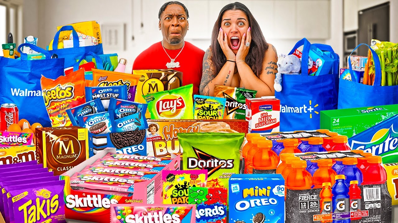 HOW WE WENT BROKE GROCERY SHOPPING FOR FOOD **BAD IDEA**