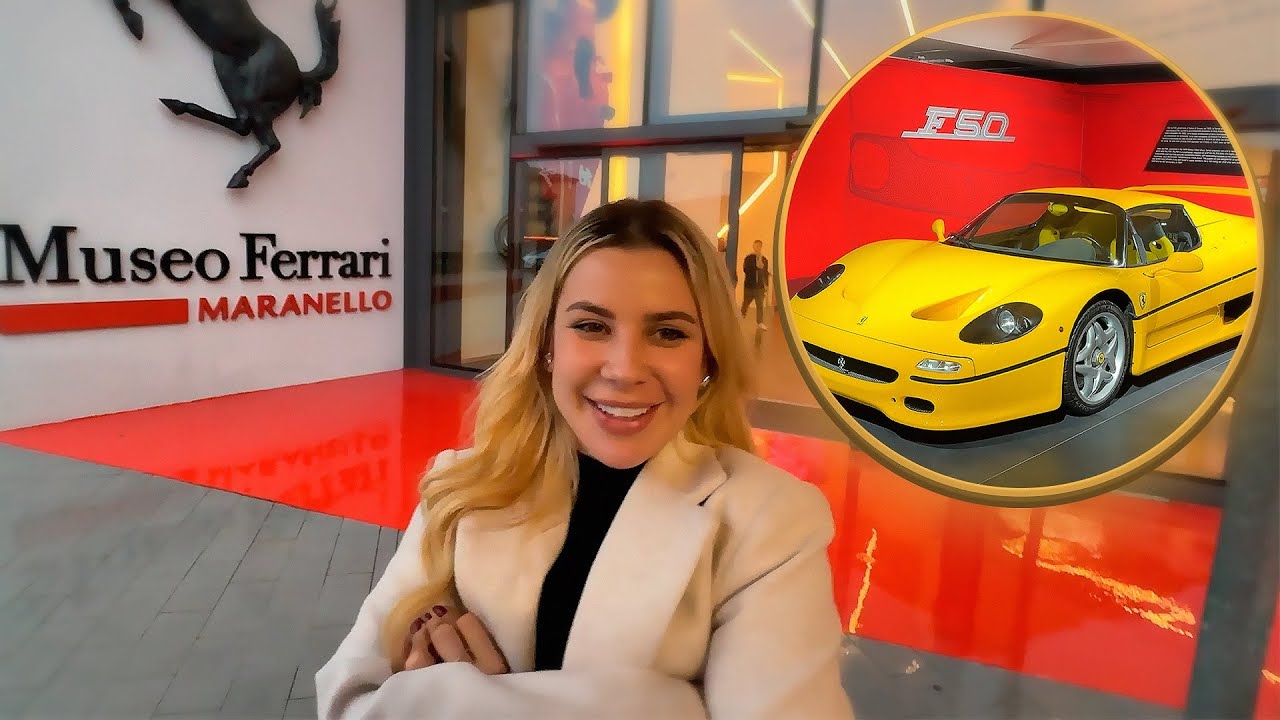 FUI COM A ALEMÃ NO MUSEU DA FERRARI NA ITÁLIA! MAIS DE 200 MILHÕES EM CARRO 🇮🇹