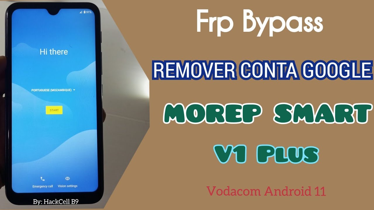 COMO REMOVER CONTA GOOGLE MOREP SMART V1 PLUS DA VODACOM | FRP BYPASS MORREP SMART V1 PLUS