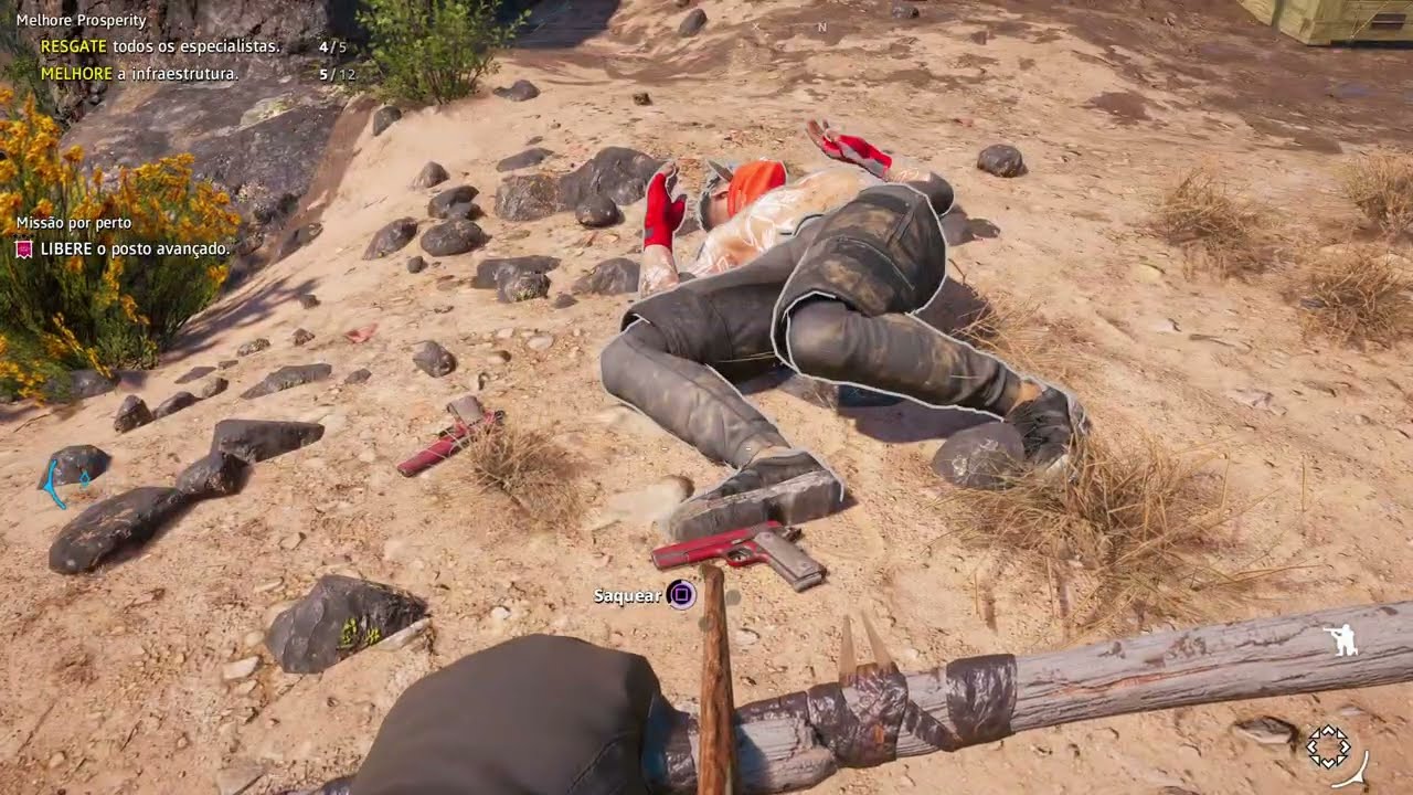 Quase subindo o nível de prosperar e todos os postos avançados das gêmeas Far Cry New Dawn