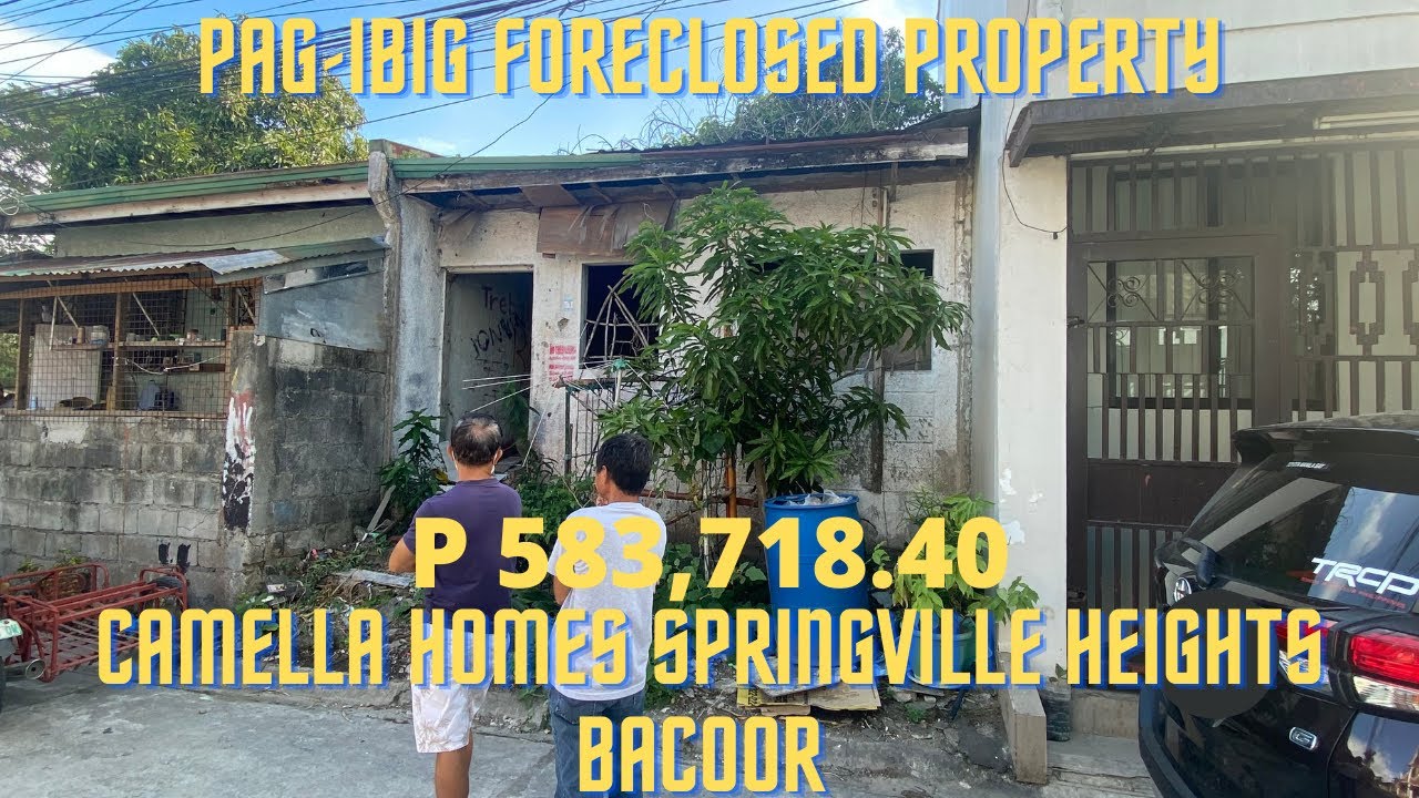 CAMELLA HOMES SPRINGVILLE HEIGHTS BACOOR CAVITE | MURANG BAHAY | PAG IBIG FORECLOSED