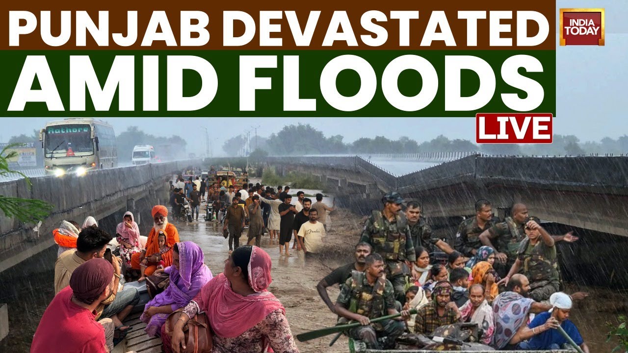 LIVE: Punjab Floods News | Indian Army Intensifies Flood Relief Operations Across Punjab | LIVE