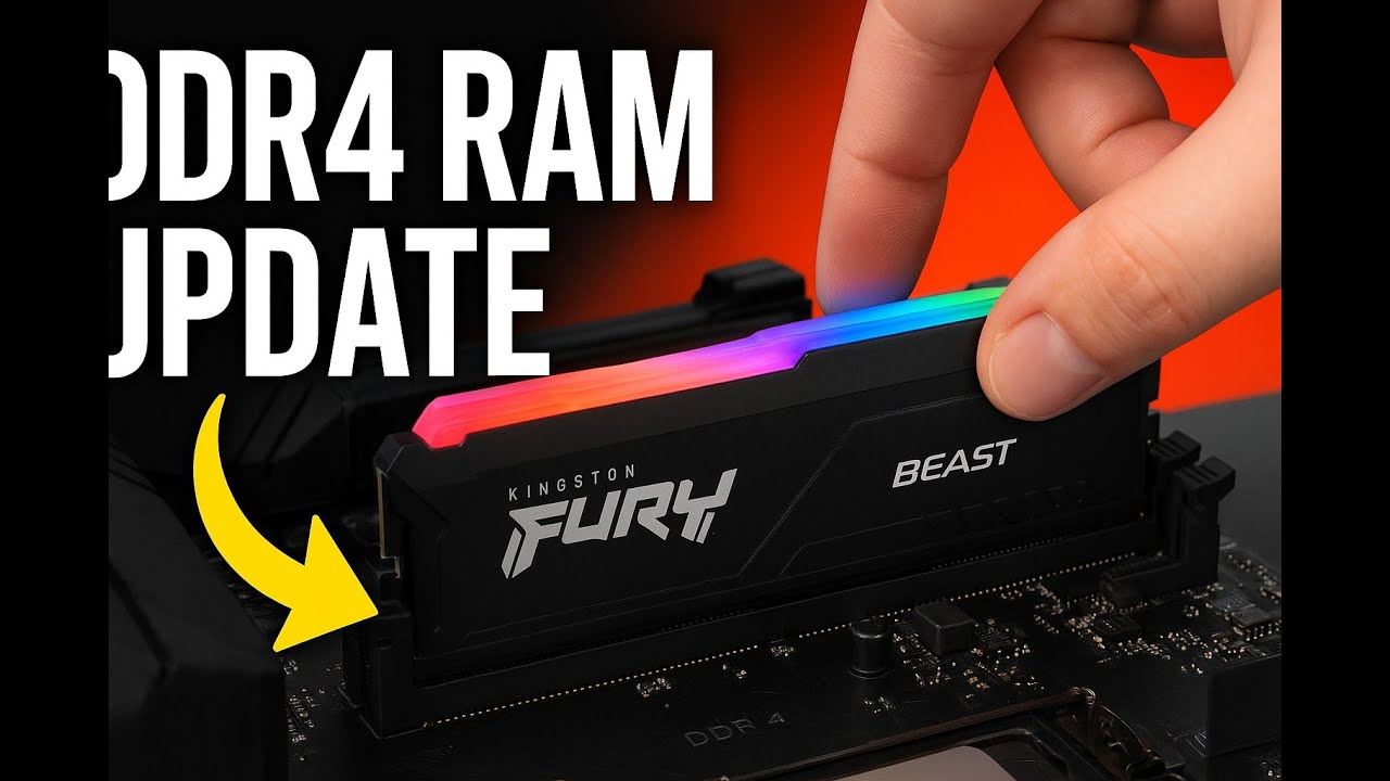 Переходите на Kingston Fury Beast RGB DDR4 RAM &mdash; увеличьте производительность и стиль! 💥