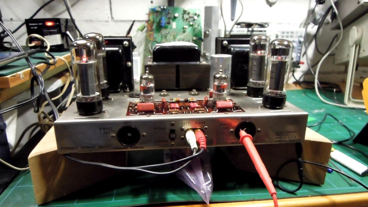 DYNACO ST-70 Tube Amplifier Restore Test