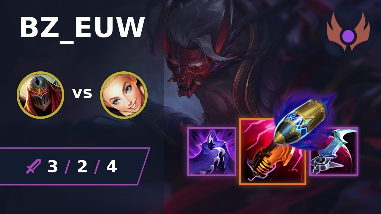 [ BZ_EUW ] Zed MID vs Lux | EUW MASTER | LOL Season 2024