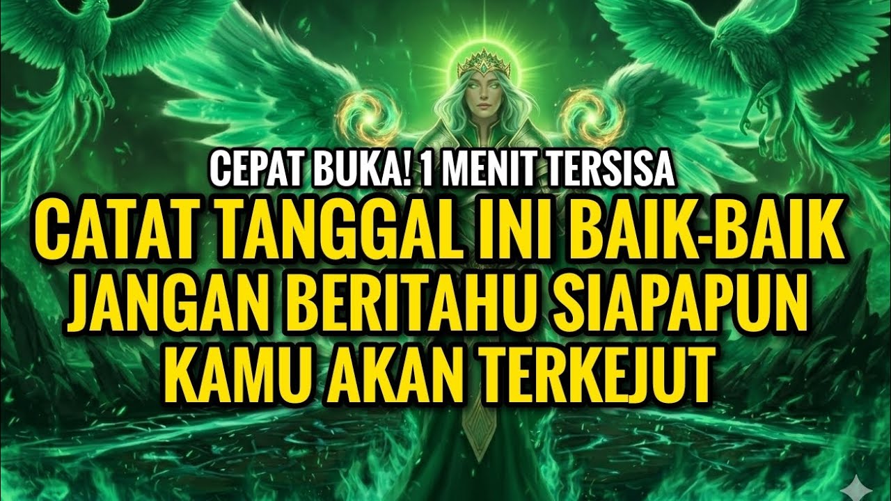 JIWA TERPILIH ✨ HARAP CATAT TANGGAL INI BAIK-BAIK‼️KAMU AKAN DIBERI TANGGUNG JAWAB BESAR.