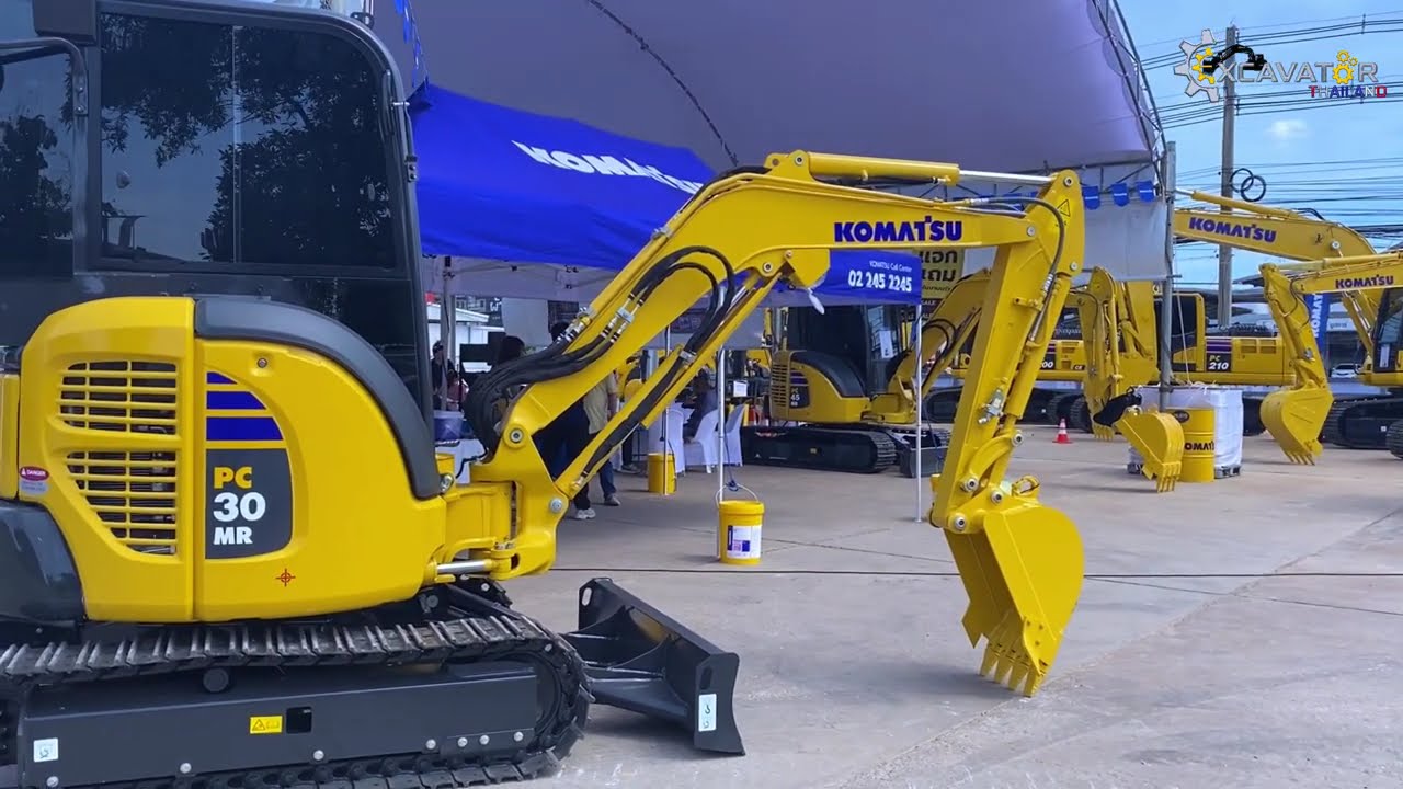 KOMATSU เช็คอิน ชลบุรี มีรถขุดรุ่นอะไรบ้าง..?