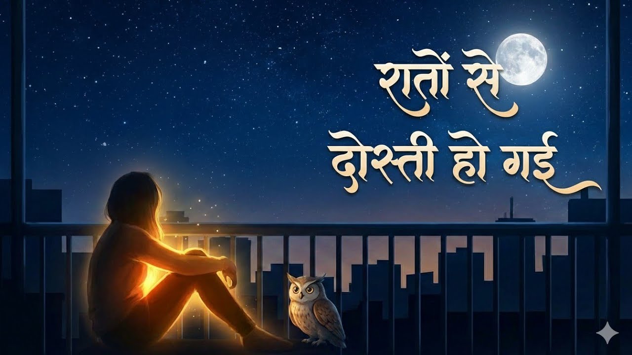 रातो से दोस्ती हो गई।😢 | Heart Touching Sad Song | Emotional Hindi Song 2026