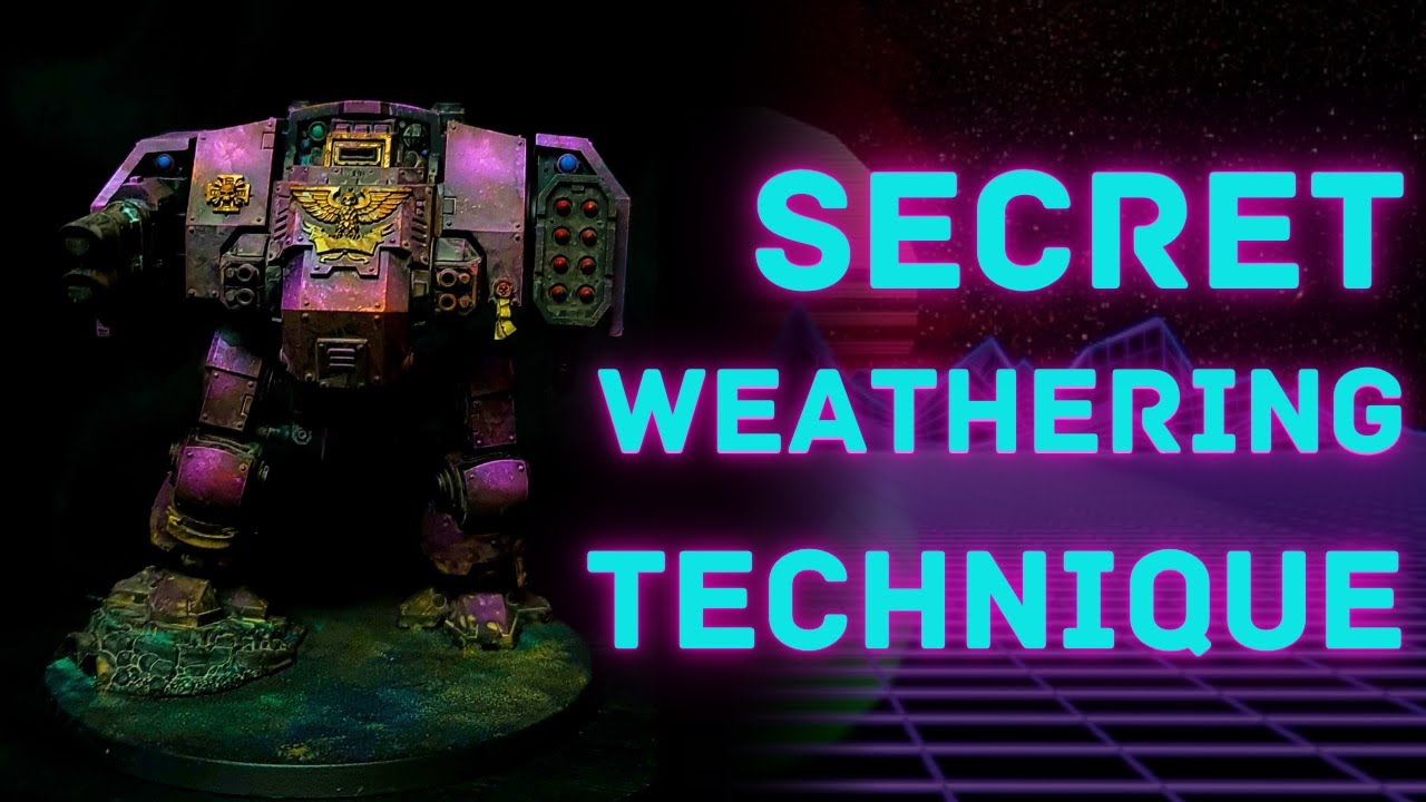 SECRET weathering technique that you didnt know // Grimdark Painting Tutorial