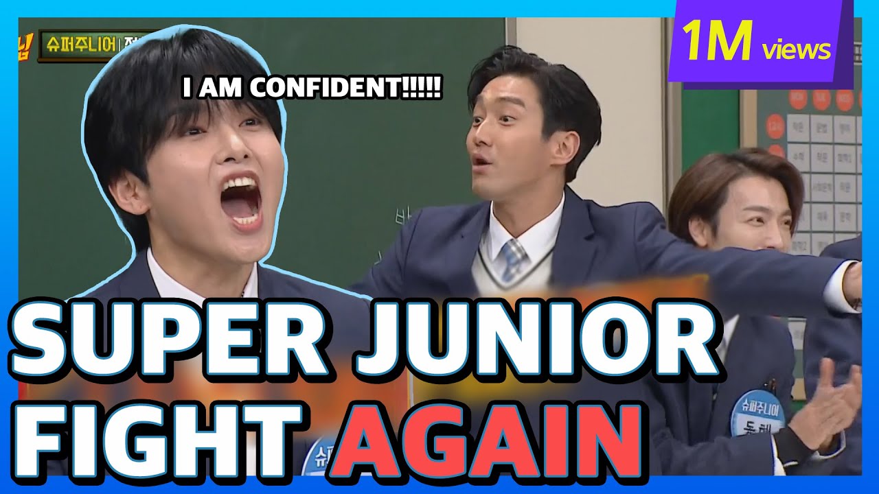 [Knowing Bros] The story of SUPER JUNIOR's fight continues...👊👊