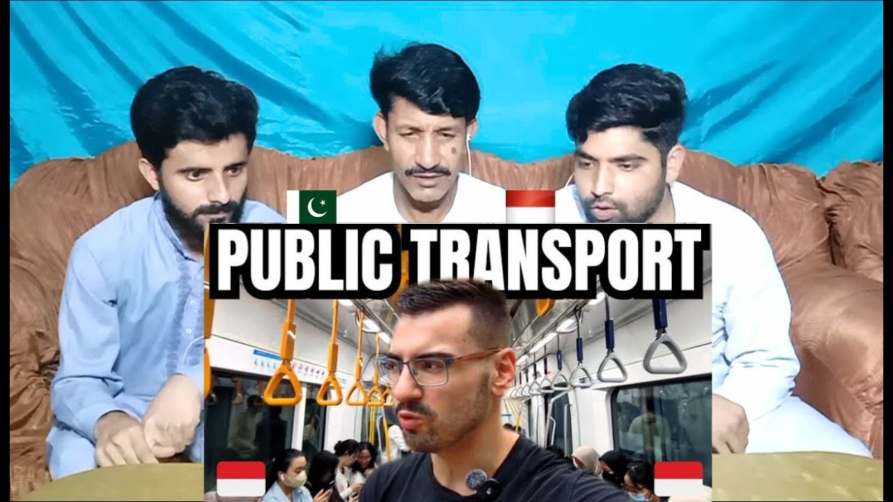 FIRST TIME ON PUBLIC TRANSPORT IN JAKARTA (it blew my mind) 🇮🇩 | Pakistani Reaksi | D-R-RUE