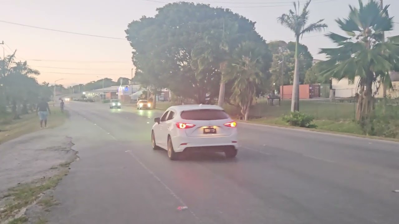 A Walk Along The Mighty Grynner Highway In Barbados 🇧🇧 2